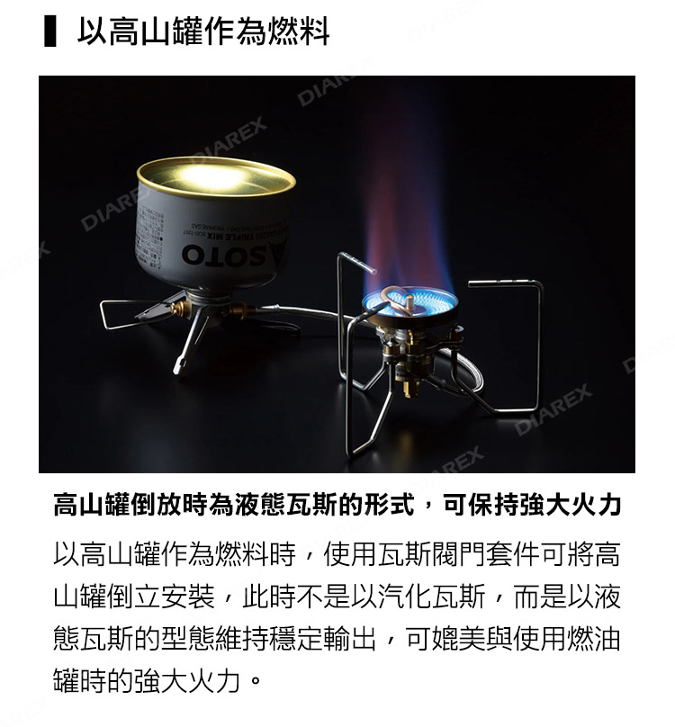 約300個分火孔及缽狀型爐頭設計，抗風性極佳