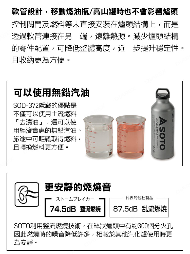 安全裝置設計，控制閥門一壓即可阻斷出氣、熄火