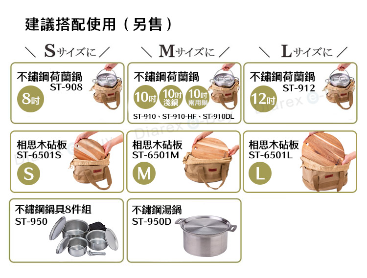 放置炊具、食材、露營用品皆適合