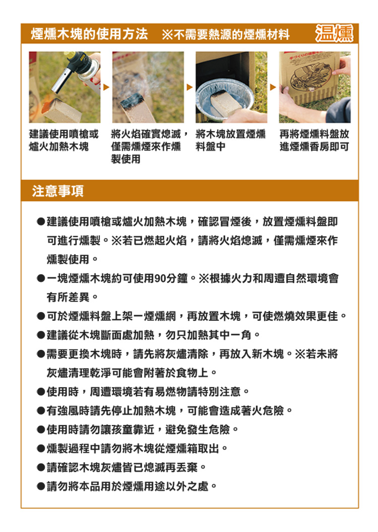 SOTO 經典煙燻木塊(小) ST-1566 新鮮日本國產木的天然香氣